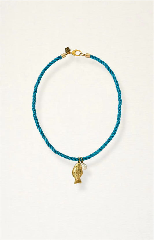 Rope Cord Fish Necklace
