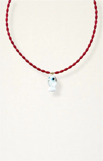 Mini Redfin Necklace