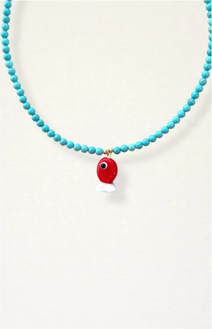 Mini Bluefin Necklace