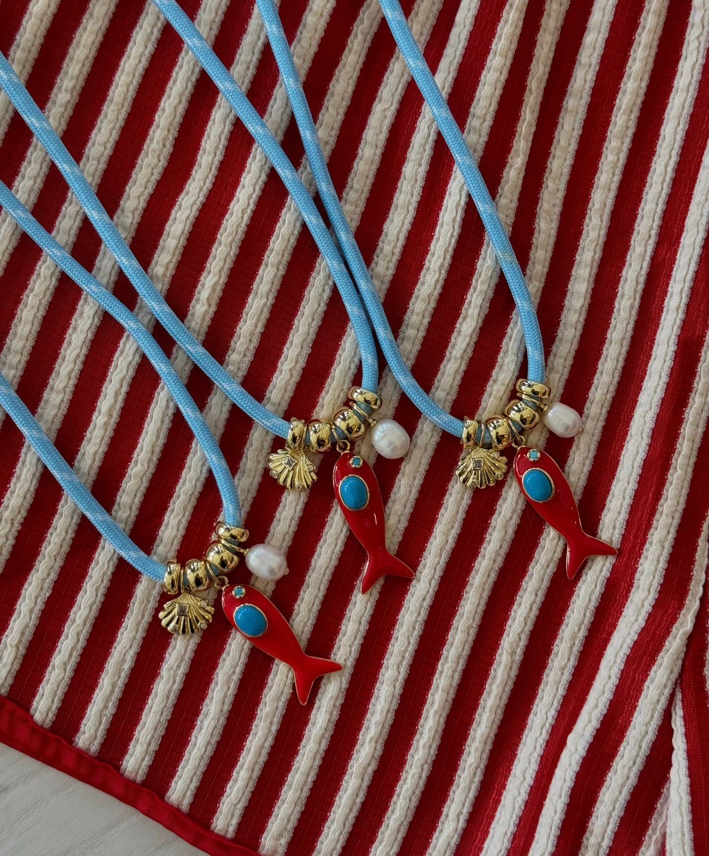 Fish Paracord Charm Necklace