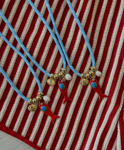 Fish Paracord Charm Necklace