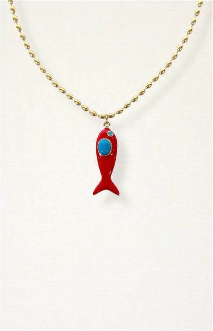 Redfin Necklace