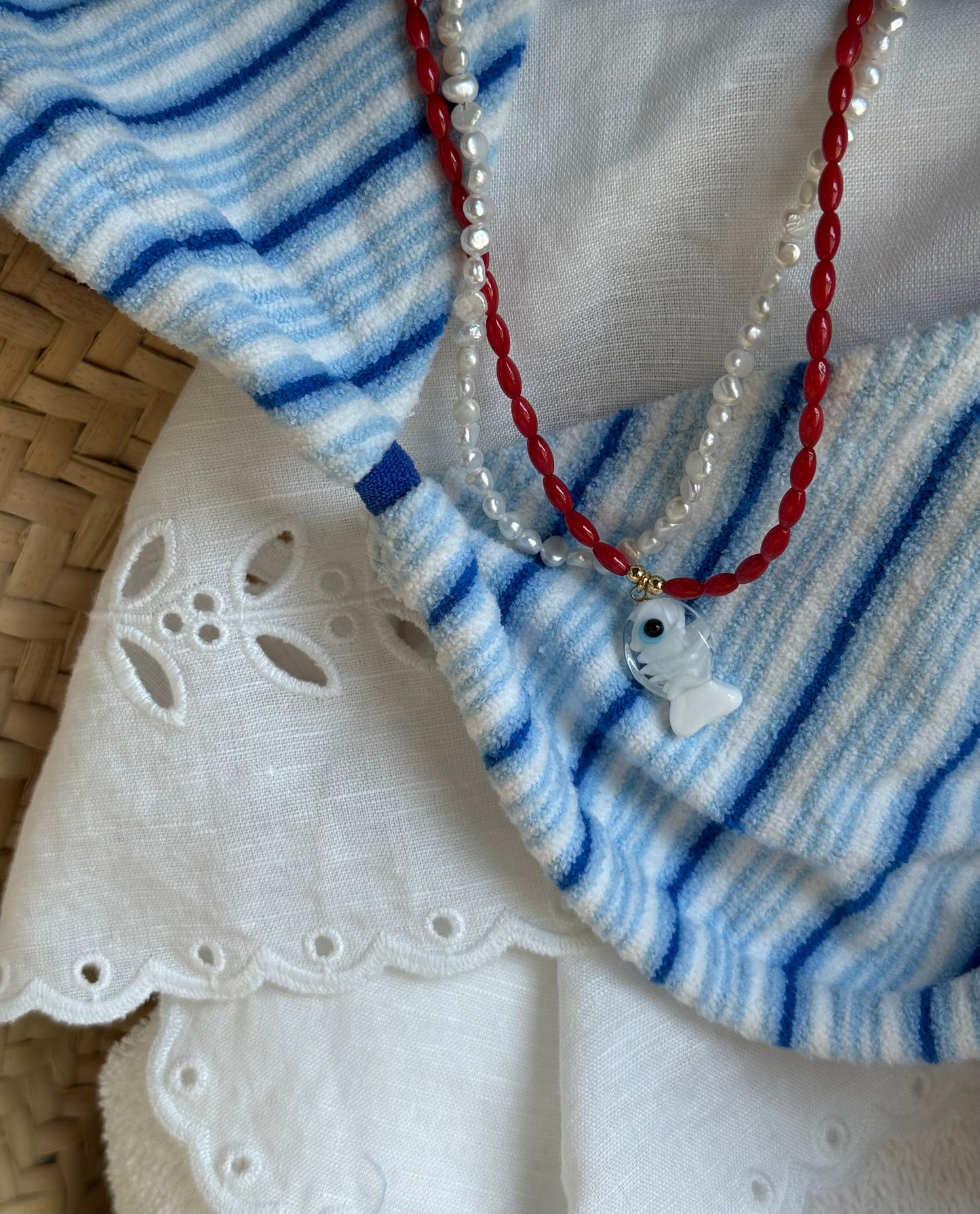 Mini Redfin Necklace