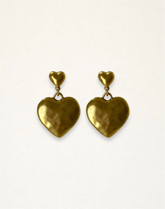 Double Heart Earrings