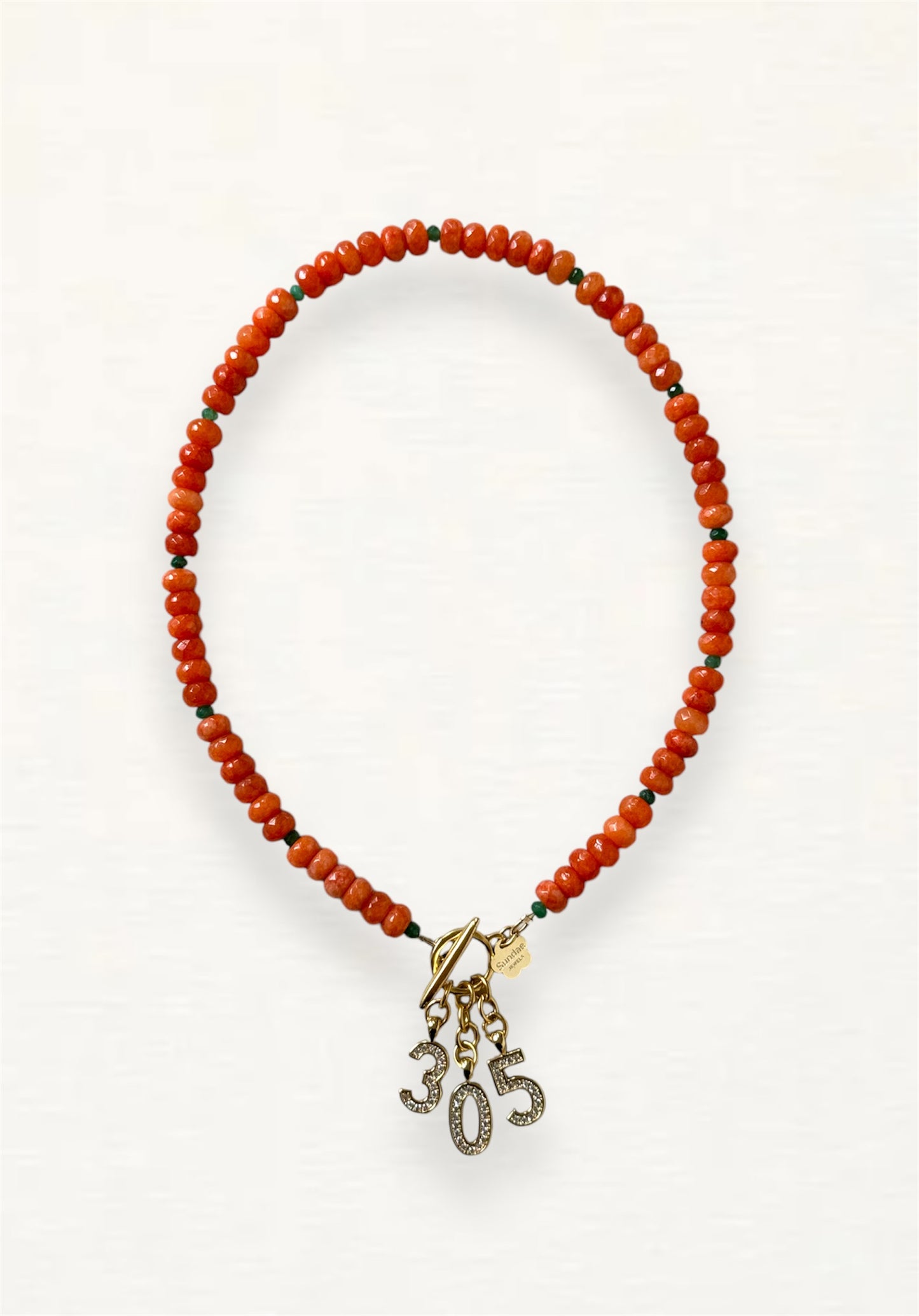 305 Beaded Charm Necklace