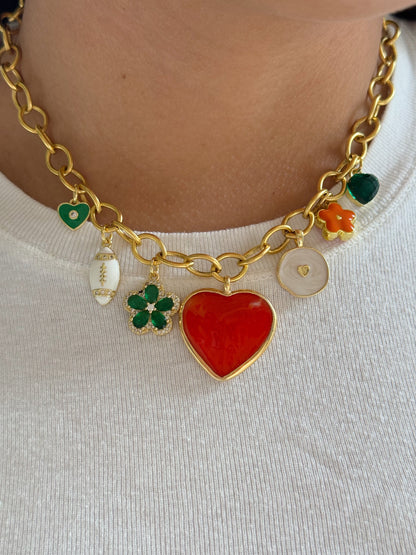 UM Gameday Charm Necklace