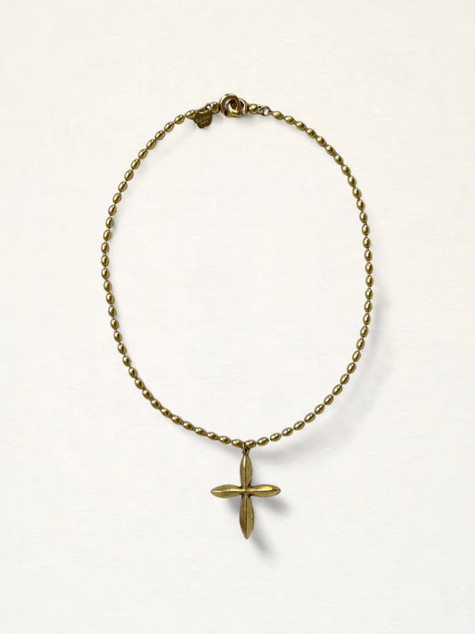 Petal Cross Necklace