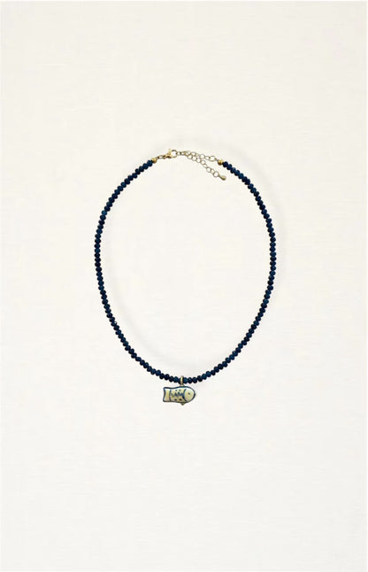 Colorful Fish Beaded Necklace