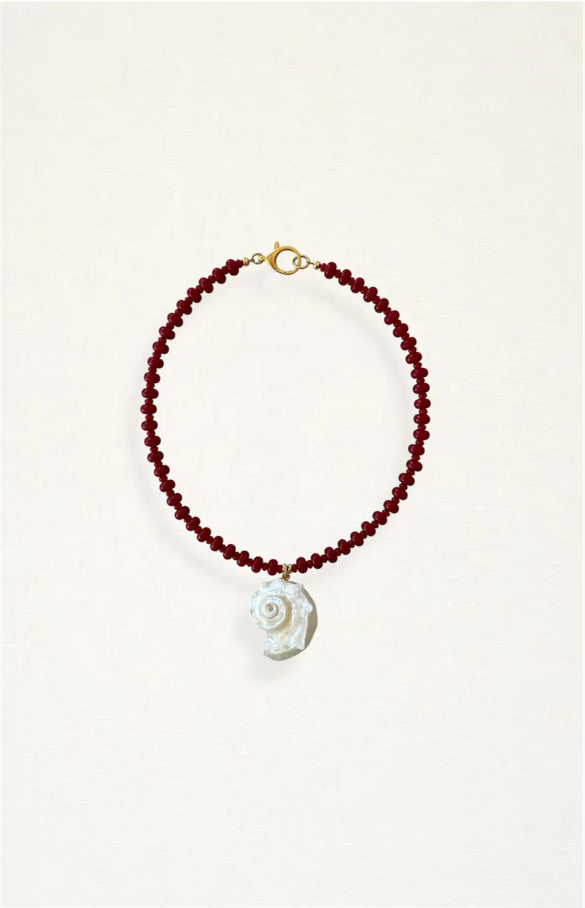 Conch Shell Beaded Necklace