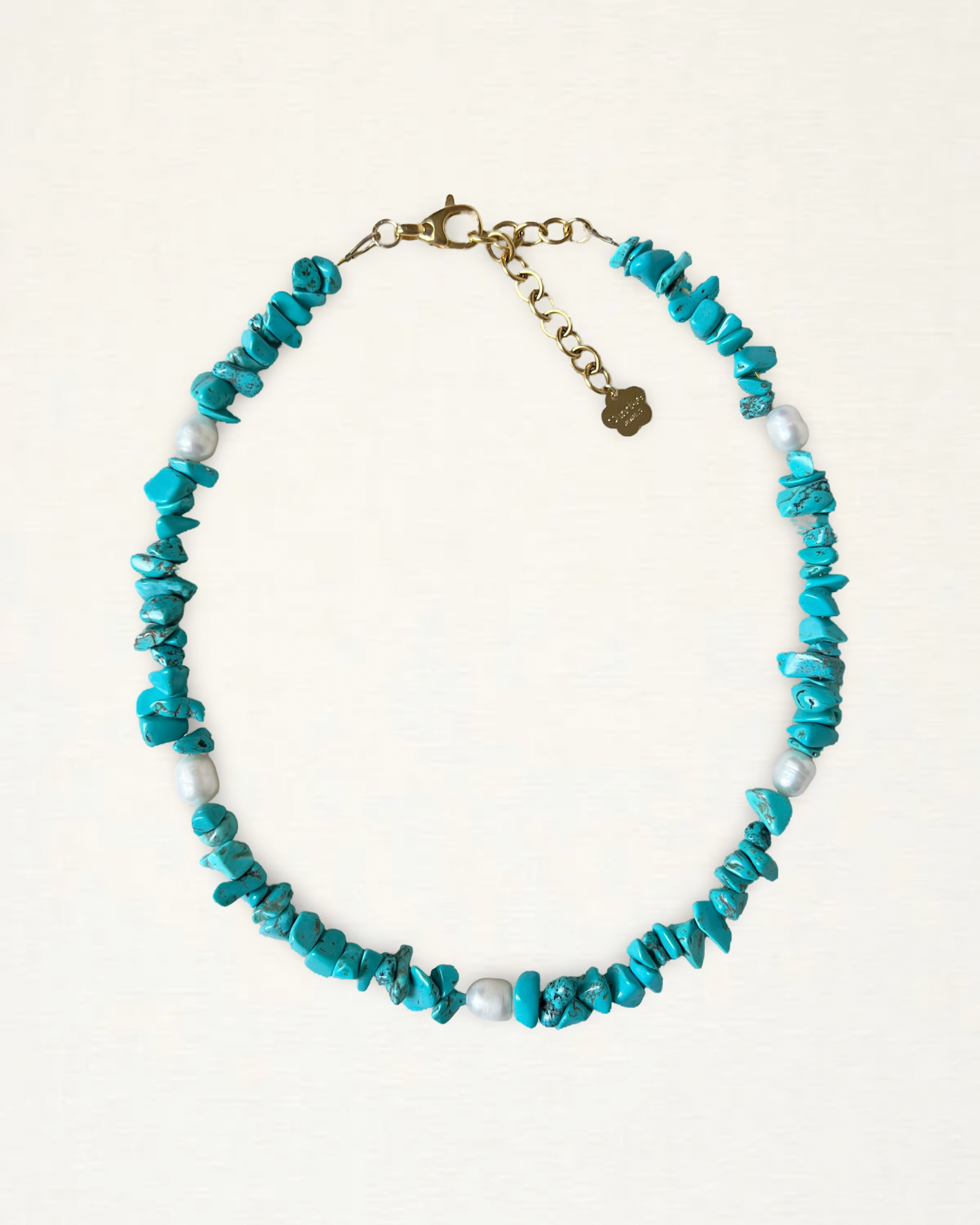 Turquoise Tidal Pearl Necklace